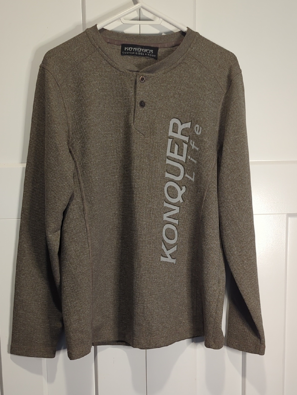 Konquer Motorcycle Harley Davidson Shirt Size L
